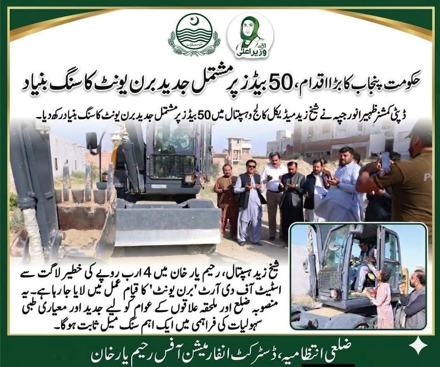 Sheikh Zayed Medical College/Hospital Rahim Yar Khan